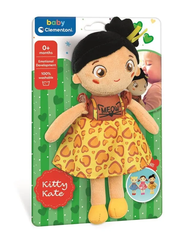 Clementoni Baby Soft Plush Doll Kitty Kate