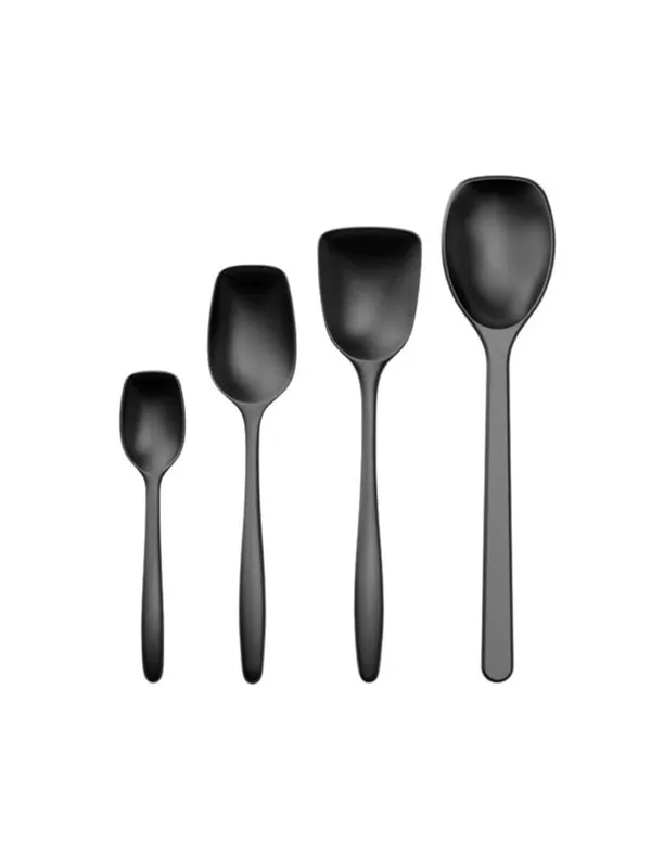 Rosti - Classic kitchen spoons Set of 4 - Carbon