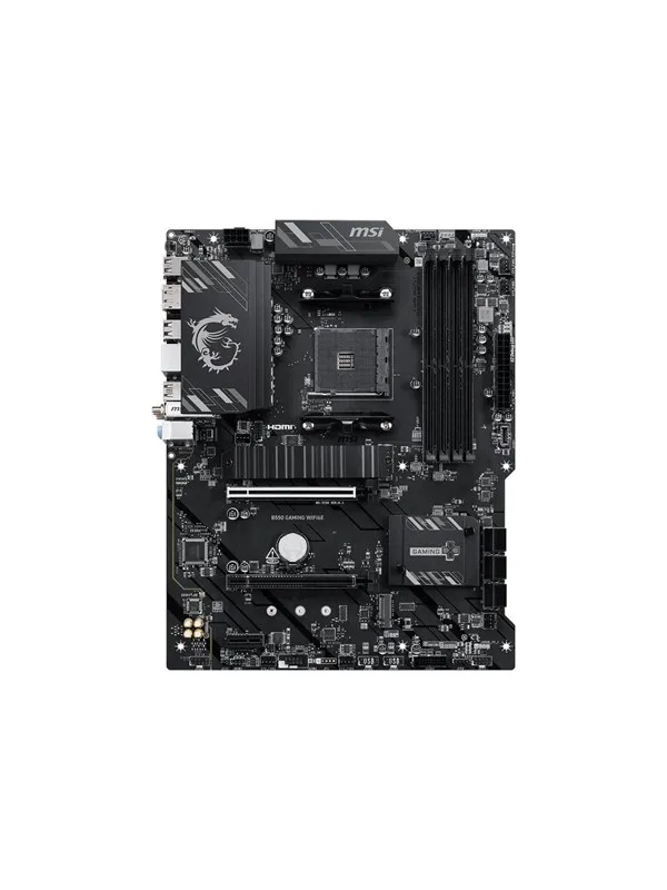 MSI B550 GAMING WIFI6E - motherboard - ATX - Socket AM4 - AMD B550 Hovedkort - AMD B550 - AMD AM4 - DDR4 RAM - ATX