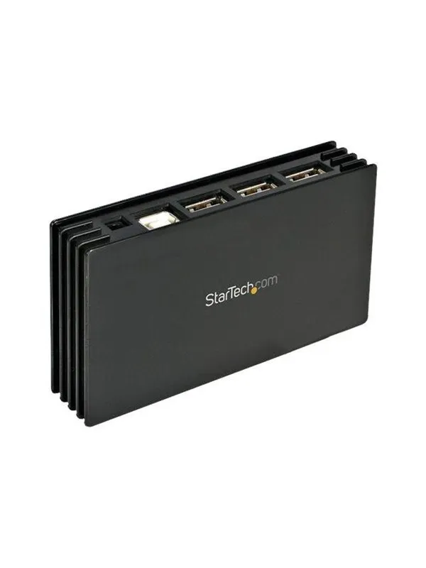 StarTech.com Startech 7 Port USB 2.0 Hub - Portable and Compact - Bus Powered USB 2.0 Extender - USB Multiport Expander (ST7202USB) USB-hub - 7 porter - Svart