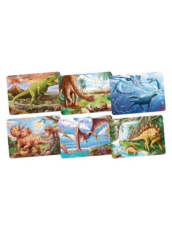 Goki Wooden Jigsaw Puzzle Dinosaur 24 pcs. Tre