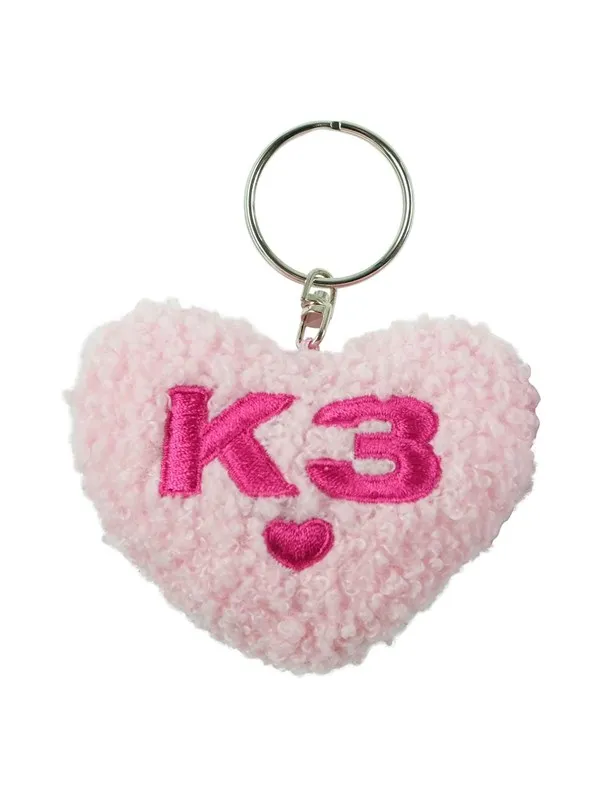 Studio 100 K3 Keychain Plush Heart
