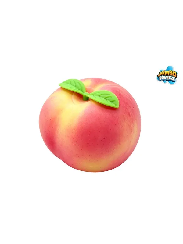 Trend Toys Jumbo Squeeze fersken 15cm CDU