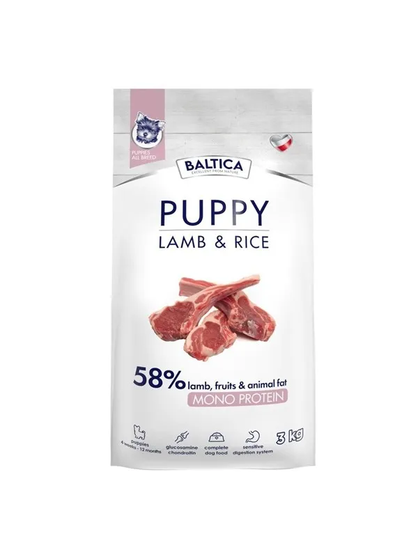 BALTICA NUTRACEUTIC Hypoallergenic Puppy Lamb & Ri