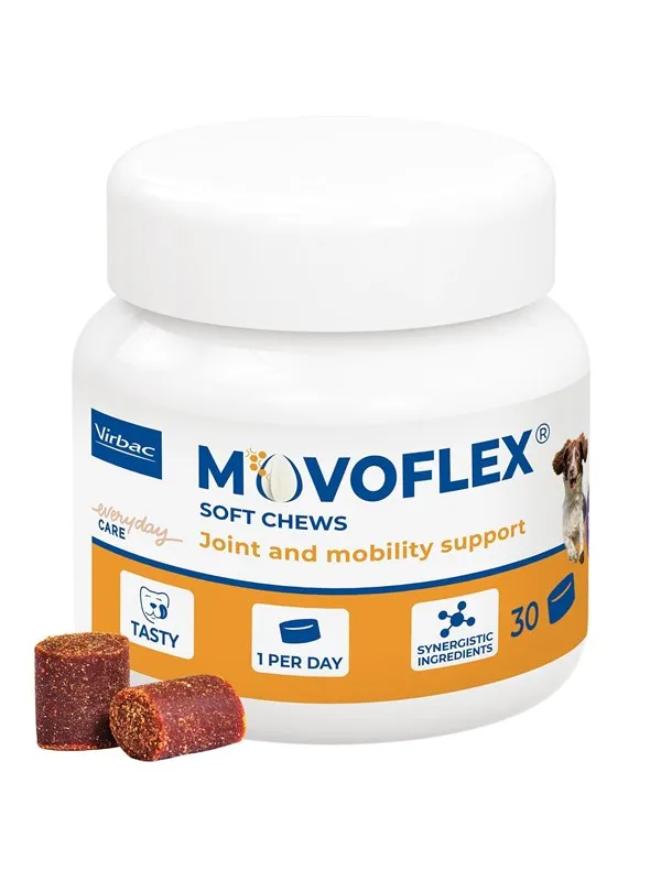 VIRBAC MOVOFLEX miekkie krokiety na stawy dla psa