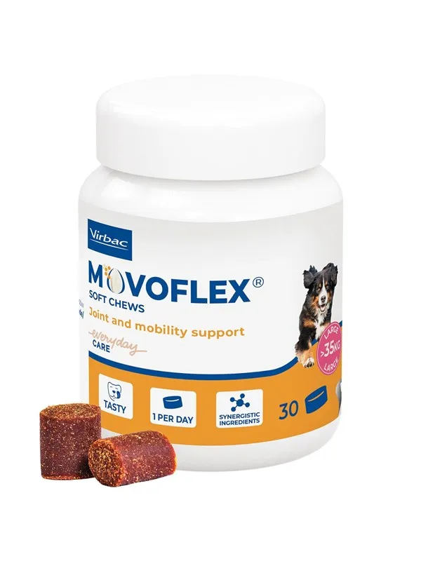 VIRBAC MOVOFLEX miekkie korokiety na stawy dla psa