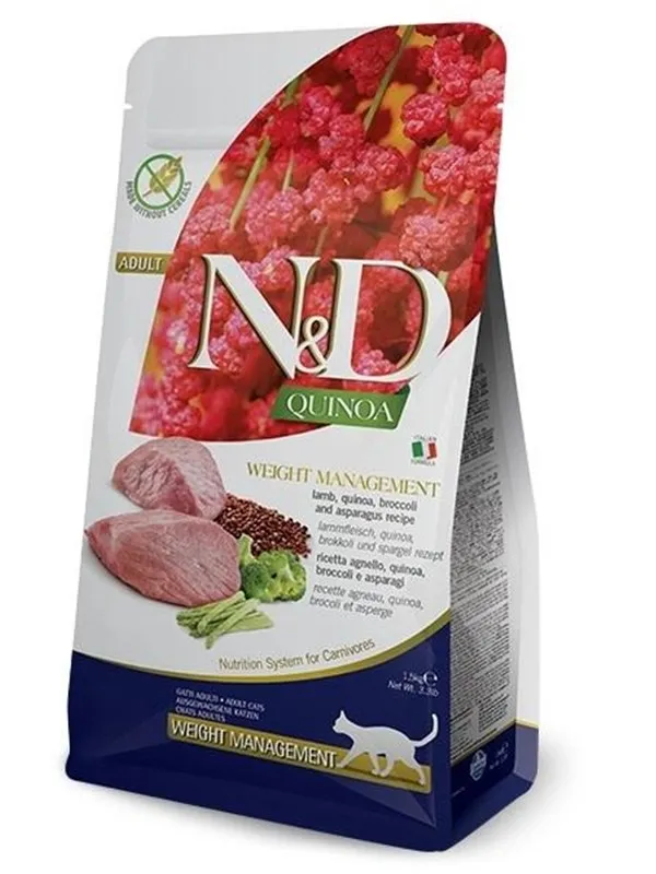 Farmina N&D Quinoa Weight Management Lamb - sucha