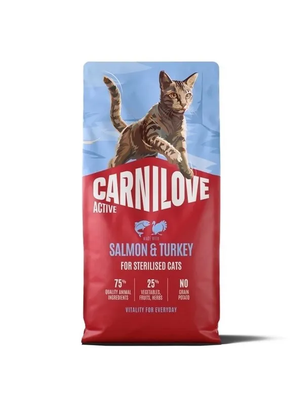 Carnilove ACTIVE CAT SALMON&TURKEY STERILISED 6kg