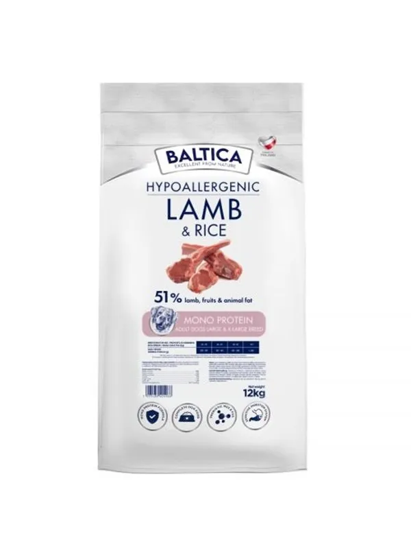 BALTICA NUTRACEUTIC Hypoallergenic Lamb & Rice L /