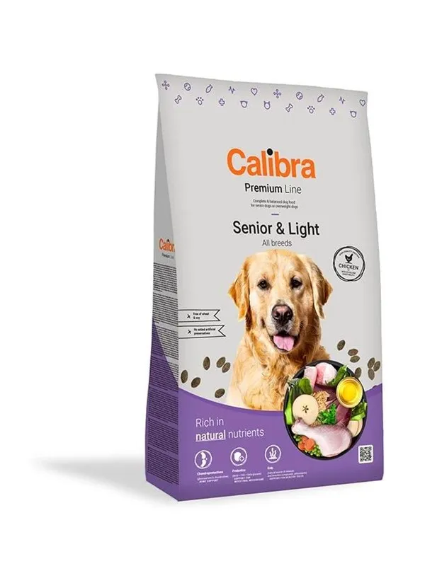 Calibra Premium Line Senior & Light Chicken - dry dog food - 12kg