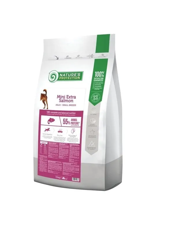 Nature's Protection Mini Extra Salmon - dry dog food - 7.5kg