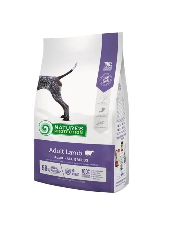 Nature's Protection Adult Lamb - dry dog food - 12kg