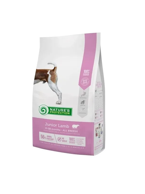 Nature's Protection Junior Lamb - dry dog food - 7.5kg