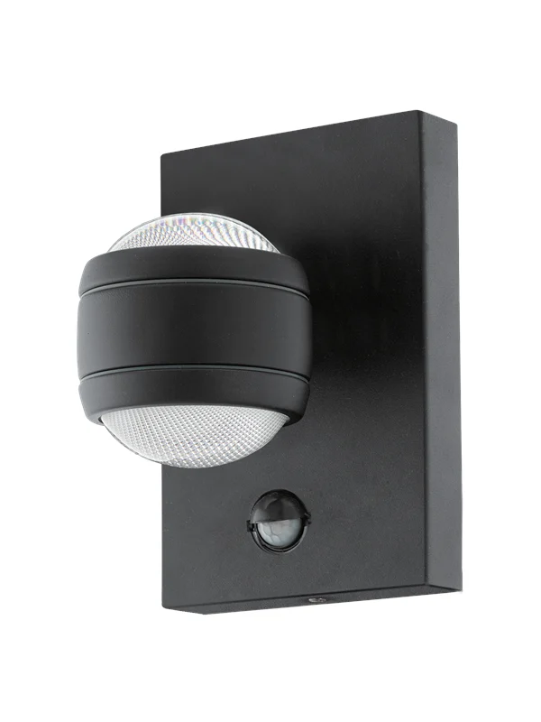 EGLO SESIMBA 1 outdoor wall lamp with sensor black