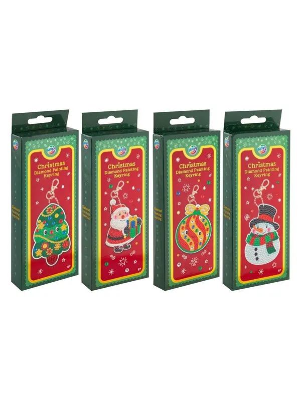 Creative Craft Group Diamond Painting Keychain Christmas