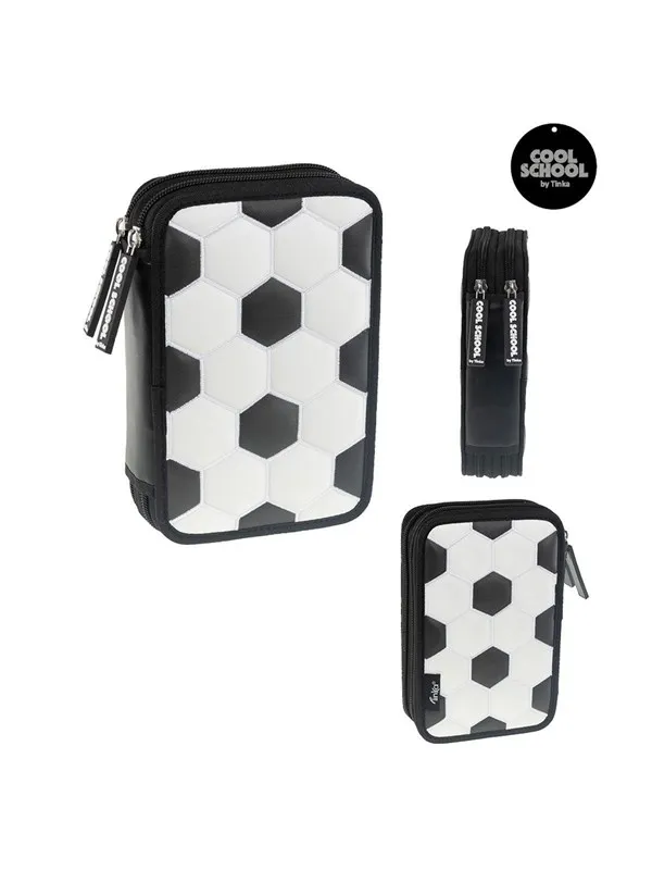 Tinka DOUBLE PENCIL CASE FOOTBALL