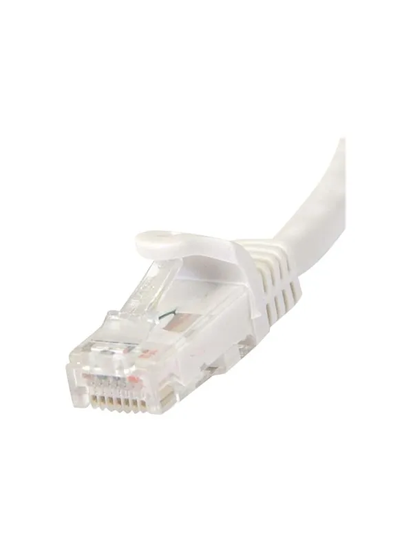 StarTech.com 0.5m White Cat6 / Cat 6 Snagless Ethernet Patch Cable 0.5 m - netværkskabel - 50 cm - hvid - Hvit - 0.5m