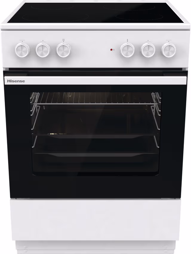 Hisense Keramisk komfyr HCC8613WG (60cm)