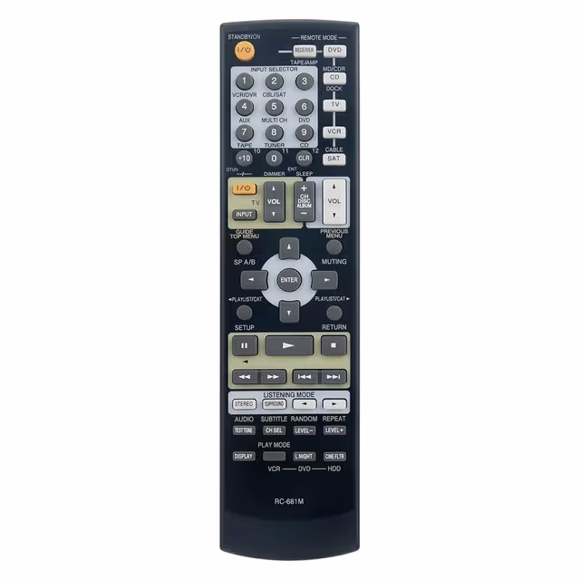 Fjernkontroll erstatning RC-681M for Onkyo forsterker