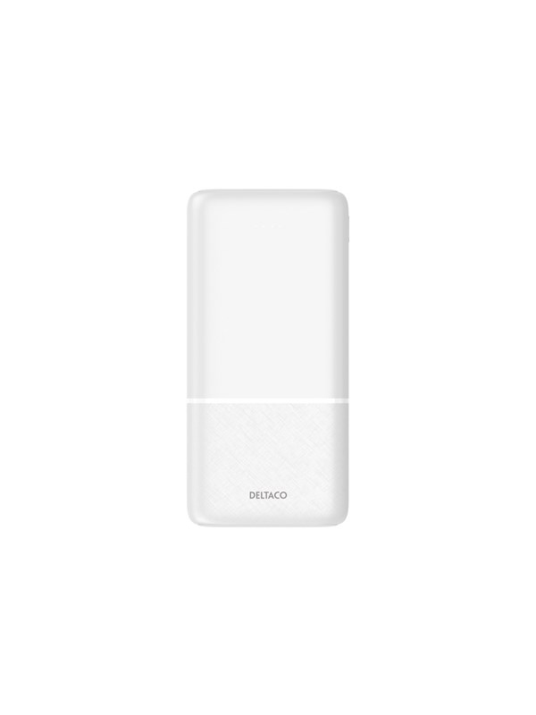 Deltaco PB-C1006 Nødlader - Hvit - 20000 mAh