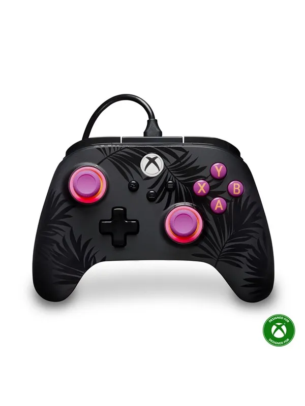 PowerA Advantage Plus kablet kontroller for Xbox Series X|S - Palmer i månelys