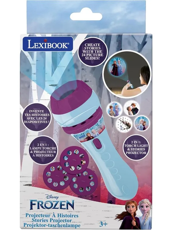 Frozen Stories projector and torch light