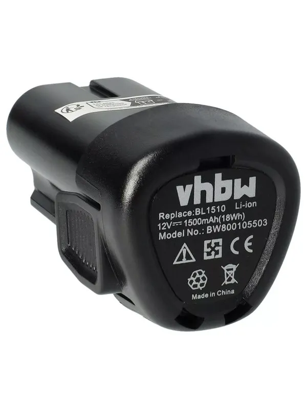 Black & Decker Batteri Li-Ion, 12V, 1500 mAh