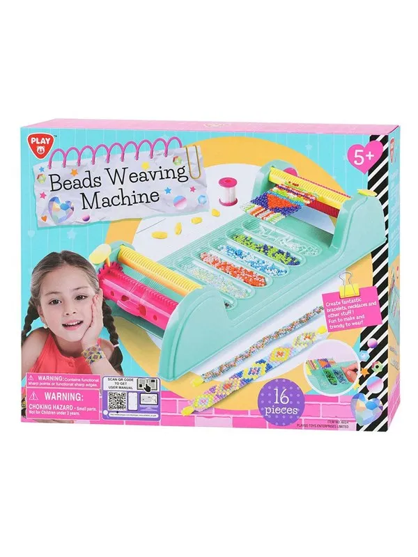 PLAY - Make Your Own Bracelet Weaving Machine Set 16pcs.