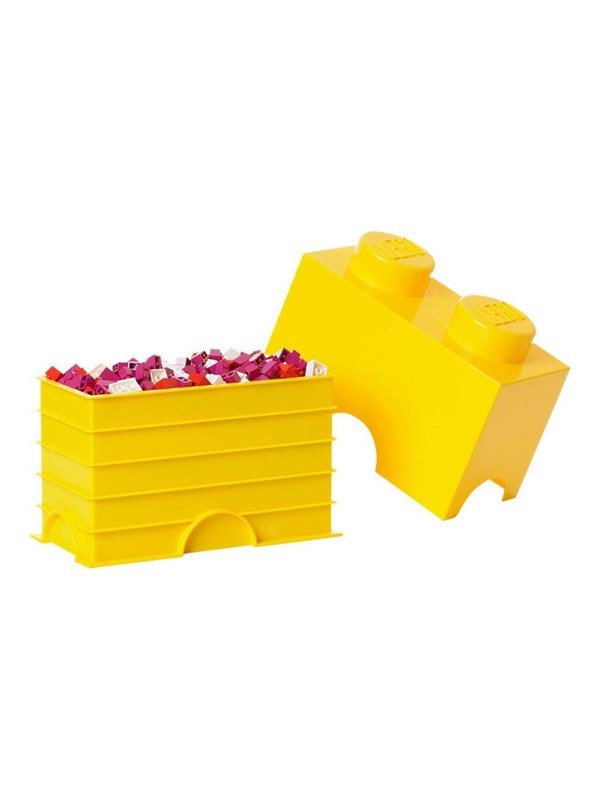 LEGO STORAGE BRICK 2 - YELLOW
