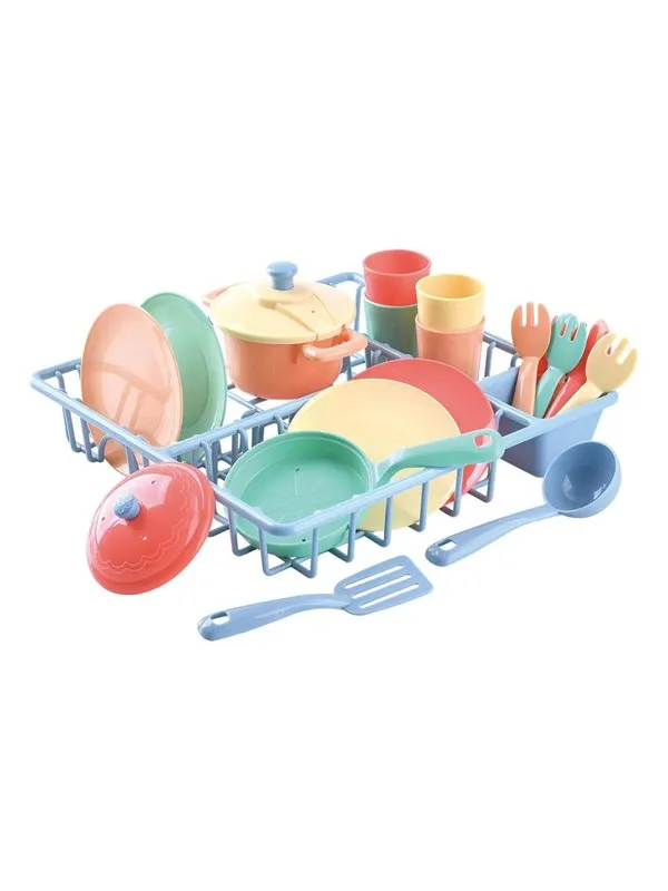 PLAY - Dish drainer & Kitchenware (23 pcs)