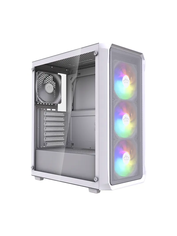 DUTZO C322 Mesh ARGB - Kabinett - Miditower - Hvit