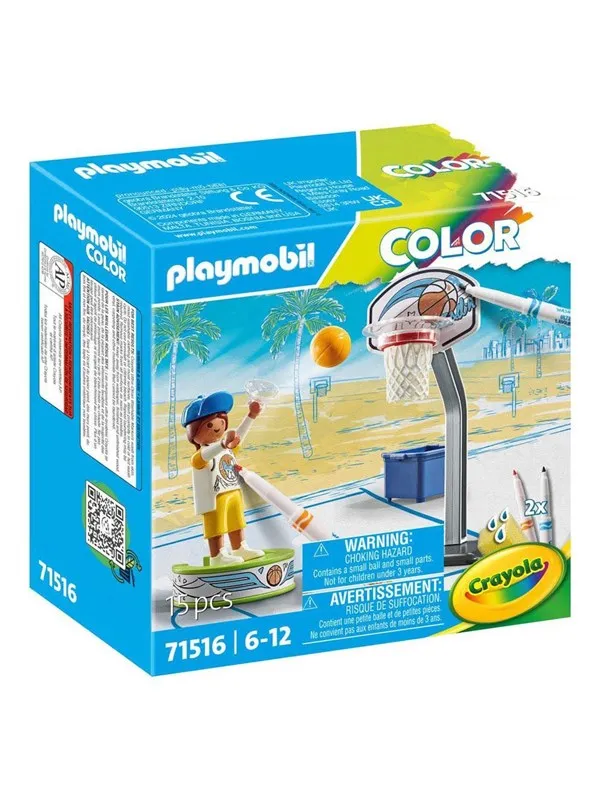 Playmobil Farge - Color Skater with Basketball - 71516