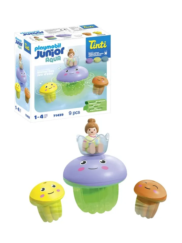 Playmobil Junior - Junior & Tinti Colorful Jellyfish Family - 71439