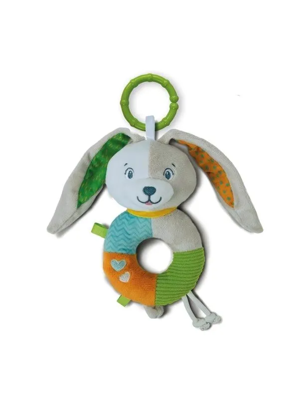 Clementoni Baby - Plush Rattle Rabbit
