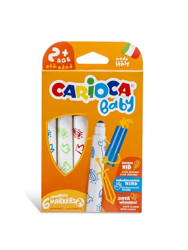 Carioca BABY Marker 6 pcs. 2+