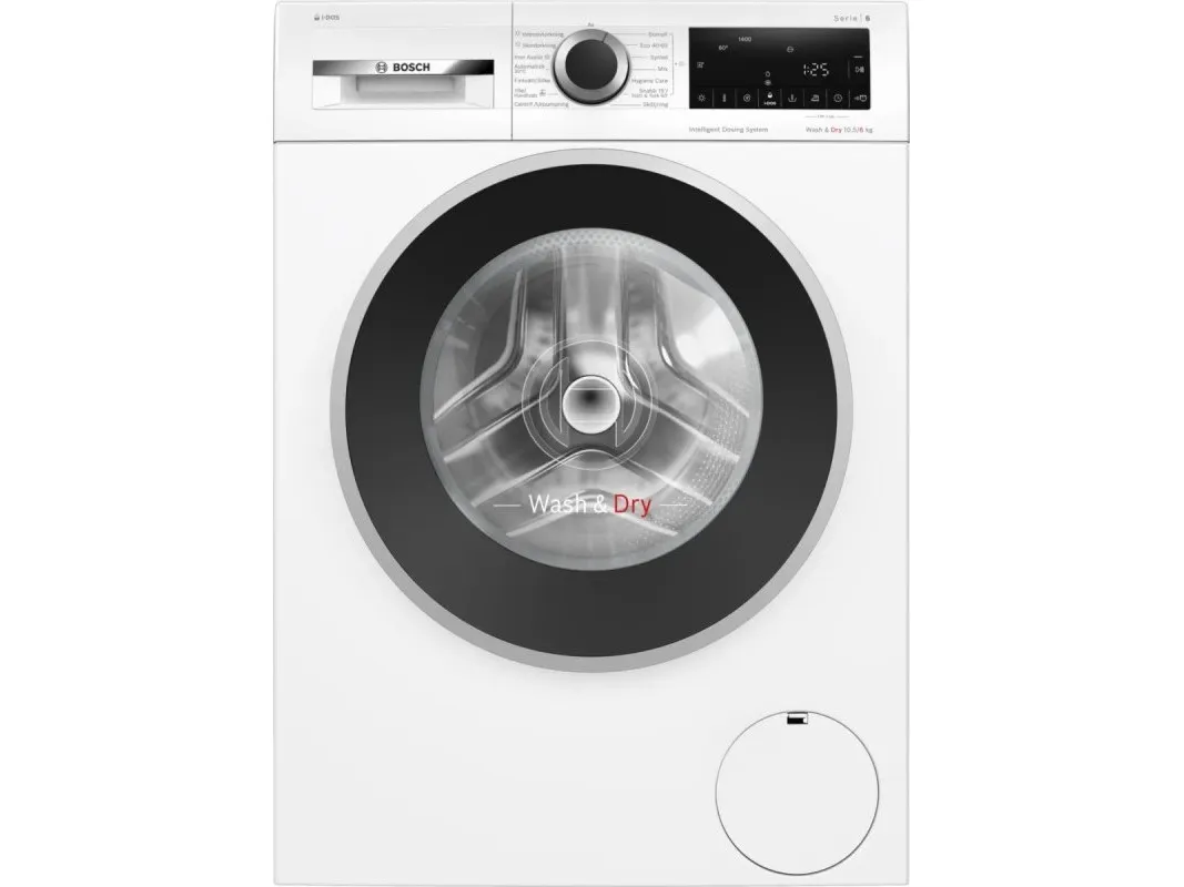 Bosch Serie 6 Kombinert Vaskemaskin/Tørketrommel WNG254ABSN (10,5/6kg)