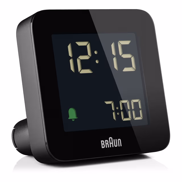 Braun digital vekkerklokke sort BC09B
