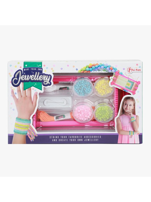 Toi-Toys Loom with Yarn and Bead Set