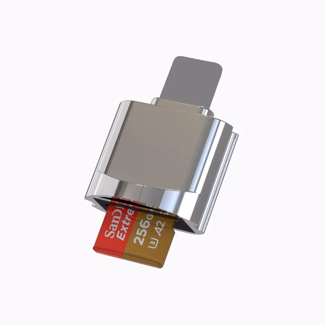 NÖRDIC Lightning-kortleser MicroSD UHS-I