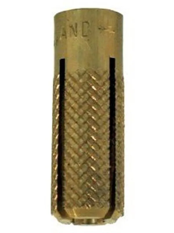 Expandet messingdybel, 34mm - borediameter 10mm - M8
