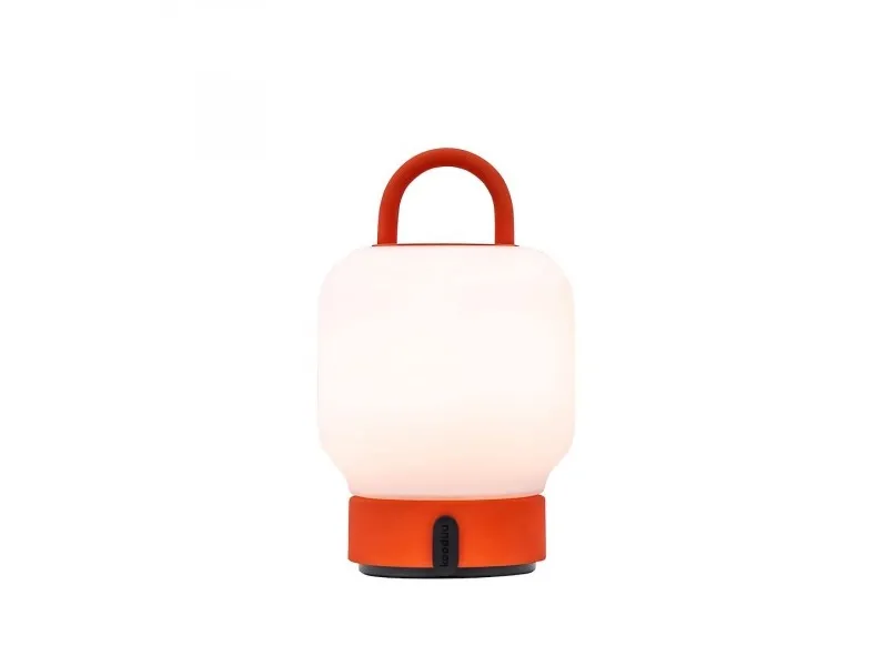 Kooduu Loome - table lamp - lantern - orange opal