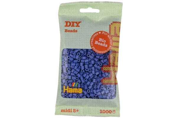 Hama Midi Bio Ironing Beads - Lavender Purple (107) 1000 pcs.