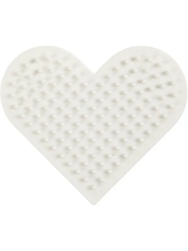 Creativ Company NABBI BioBeads Base Plate Small Heart 7x8.5cm