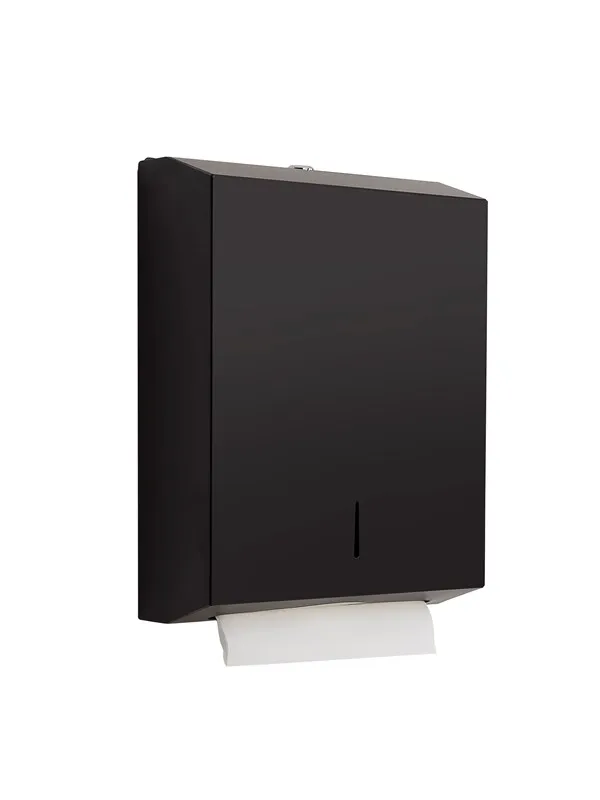 Gedy Wall-Mounted Paper Dispenser - Matte Black