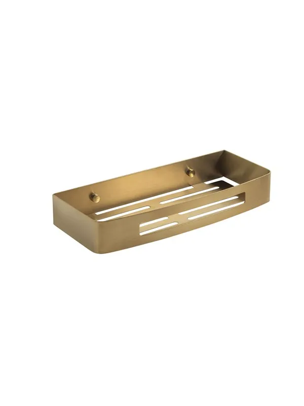 Gedy Nerva Bath Shelf - Brushed Brass