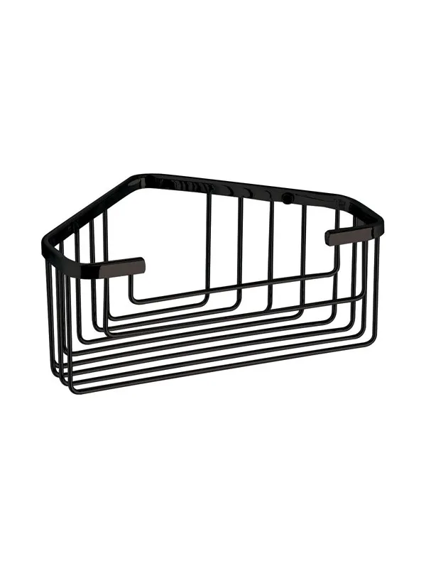 Gedy Corner shower basket - matte black
