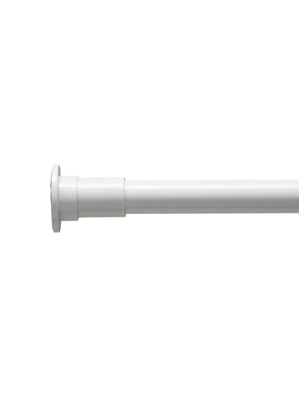 Croydex Self-Supporting Curtain Rod White - max 120 cm