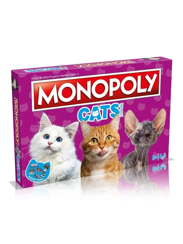 Winning Moves Monopoly Cats Edition (English)