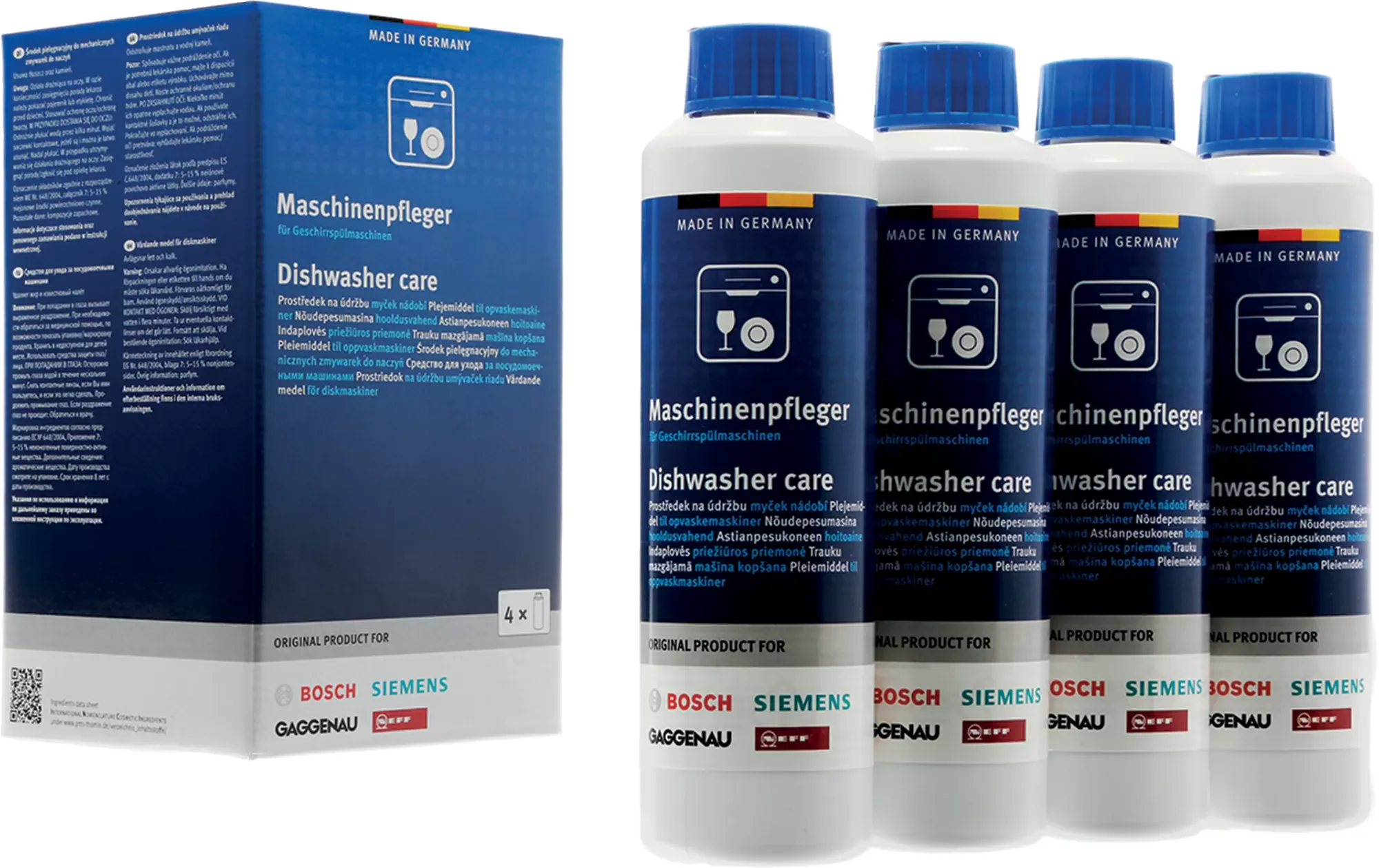 BSH Pleieprodukt for oppvaskmaskiner - 4-pakning