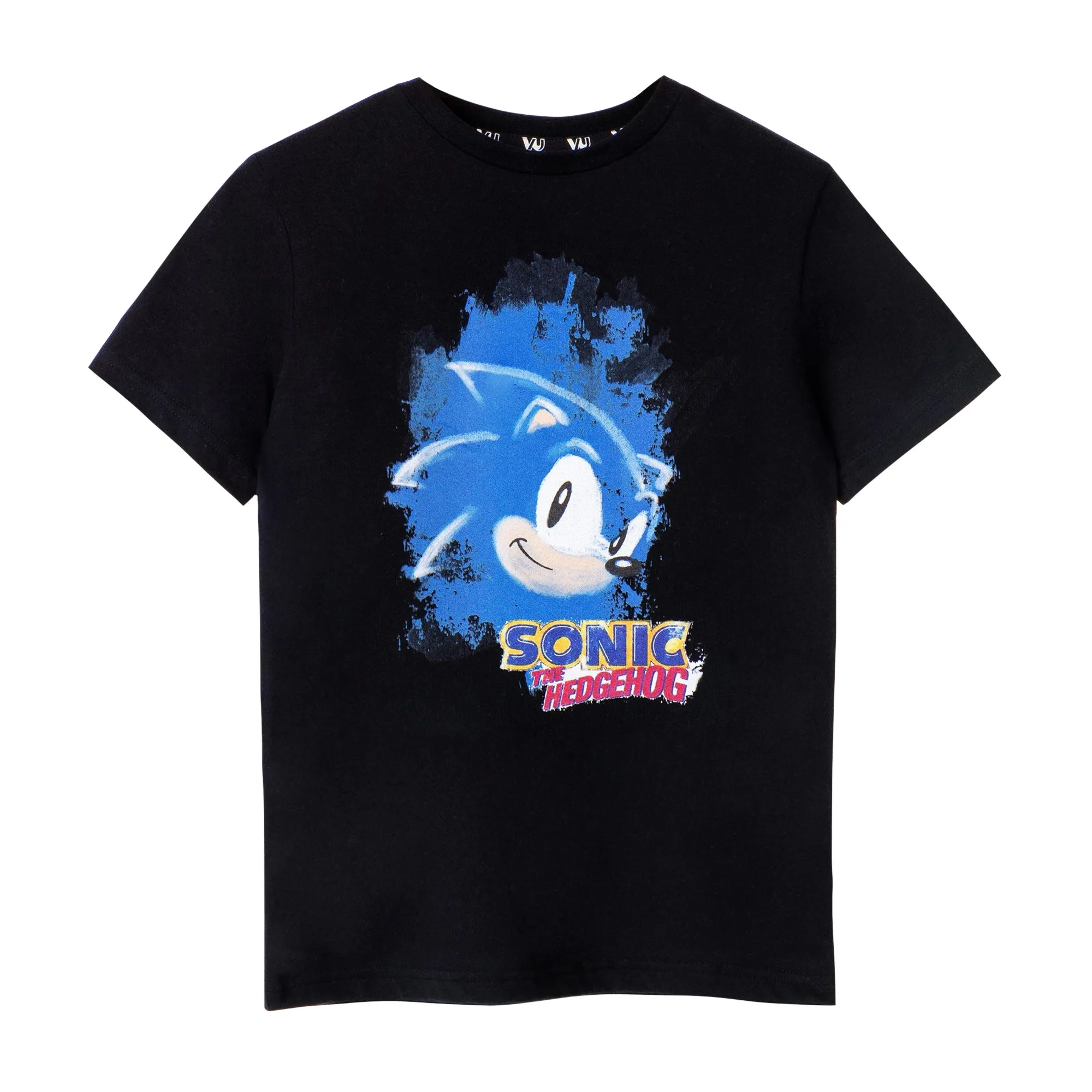 Sonic The Hedgehog Boys Watercolour Short-Sleeved T-Shirt